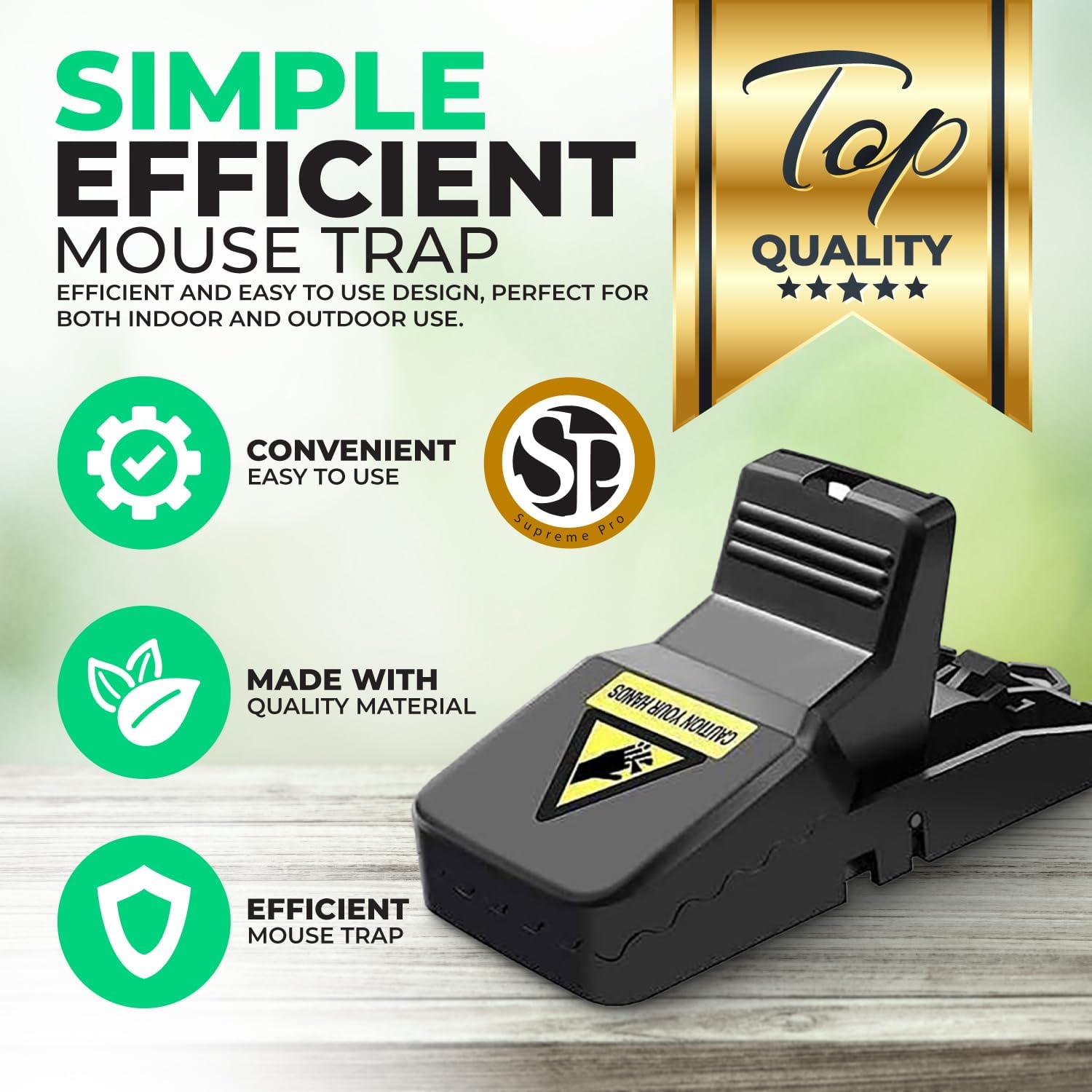 Smart Mouse Trap β Safe & Effective Pest Control